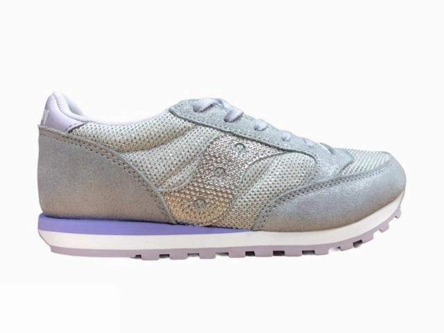Enhanced Stability Frame reinforced - toe running shoes Saucony Original scarpa sneakers da ragazza Jazz SK159615Y argento