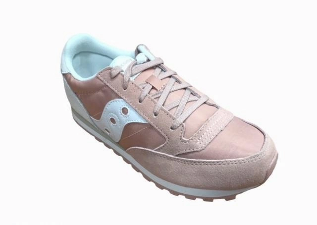 Excellent traction Cross-trainer Saucony Original scarpa sneakers da ragazza Jazz SK161004 rosa