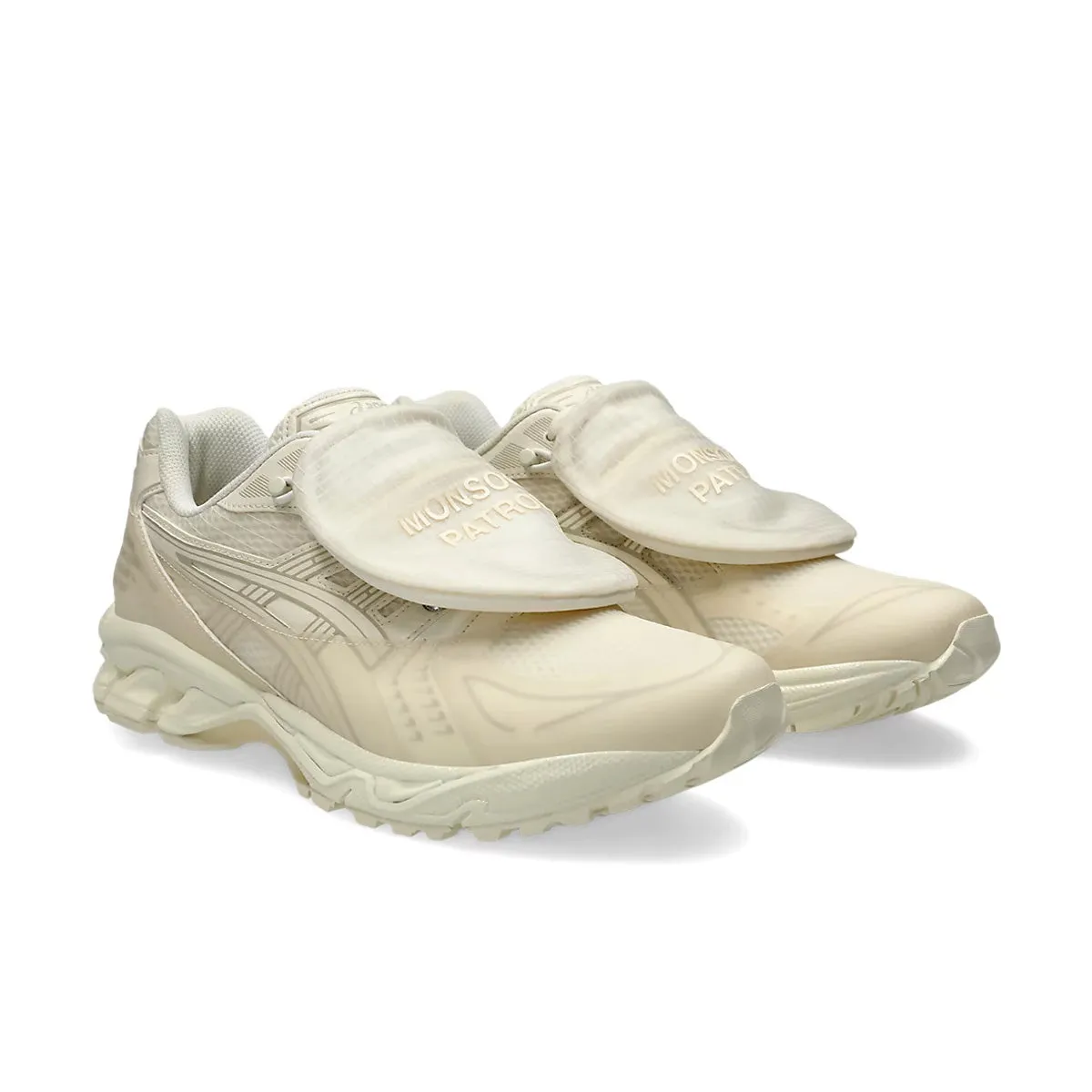 All-day Traction Elastic laces   SBTG   Limited Edt GEL-Kayano 14 'Monsoon Patrol Cream'