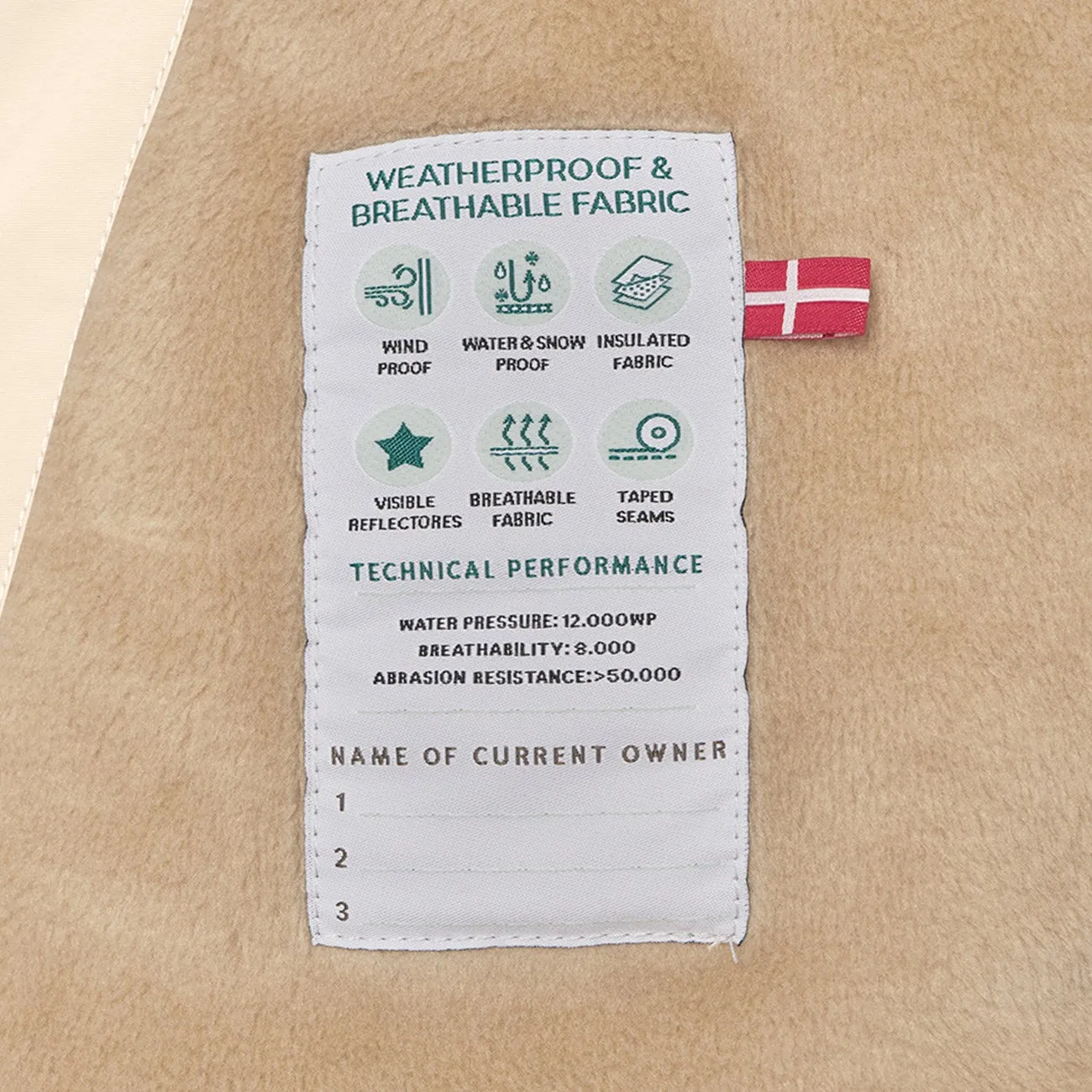 Mini A ture Angora cream Wang Fleece Winter Jacket YKK Fasteners