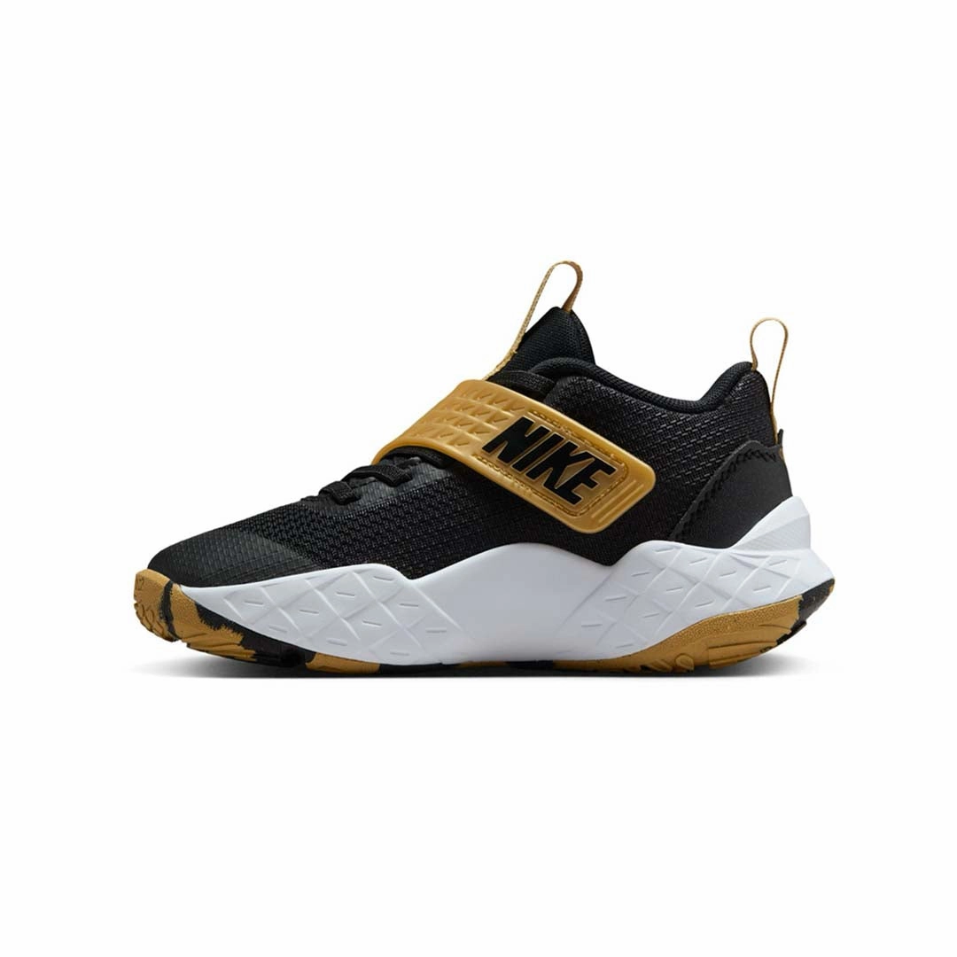 Nike - Kids' (Preschool) Team Hustle D 12 Shoes (HF6280 003) Natural Grip Walk Smooth