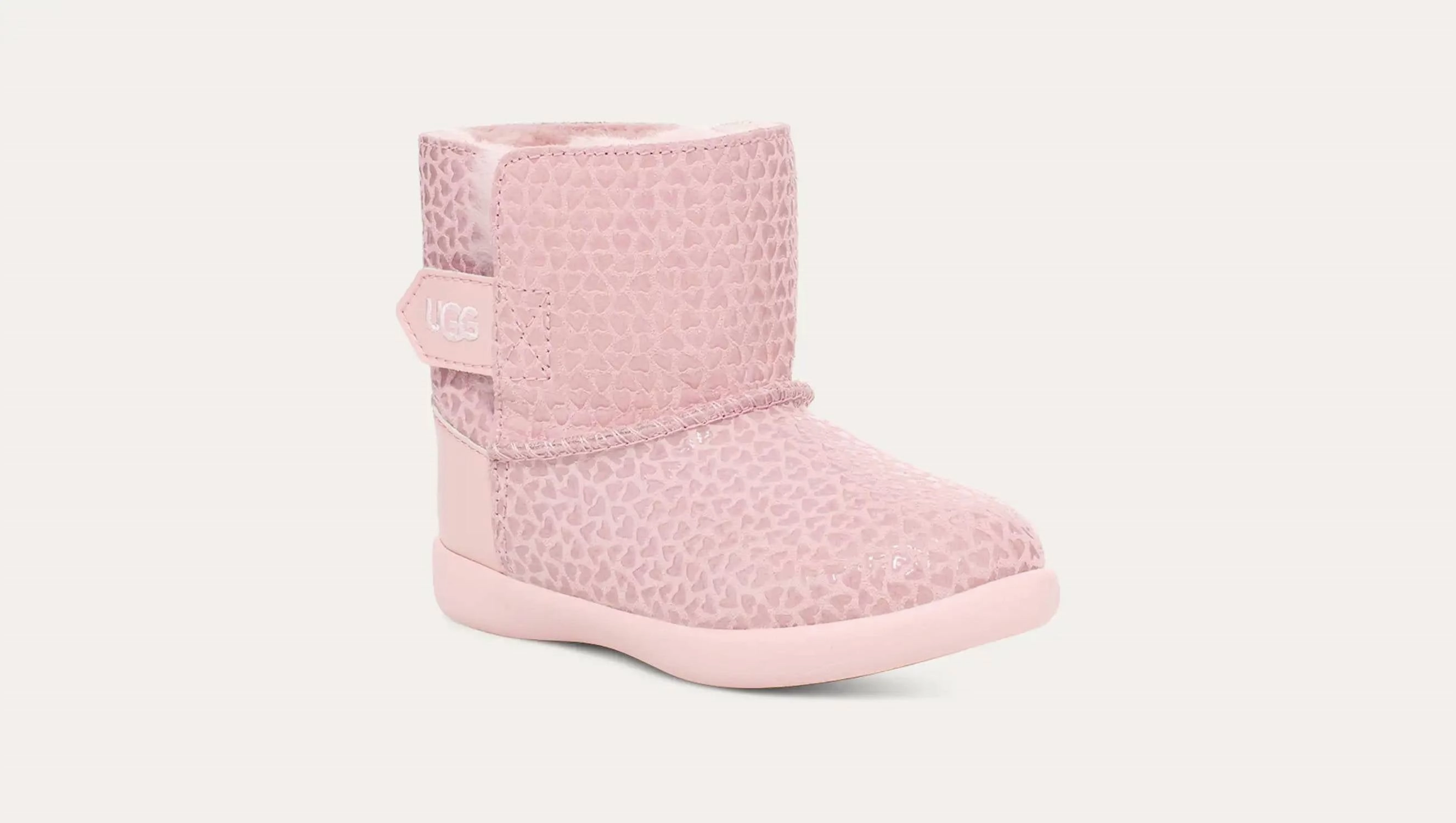 Comfortable Foot Support Toddler Keelan Gel Hearts Boot In Pink