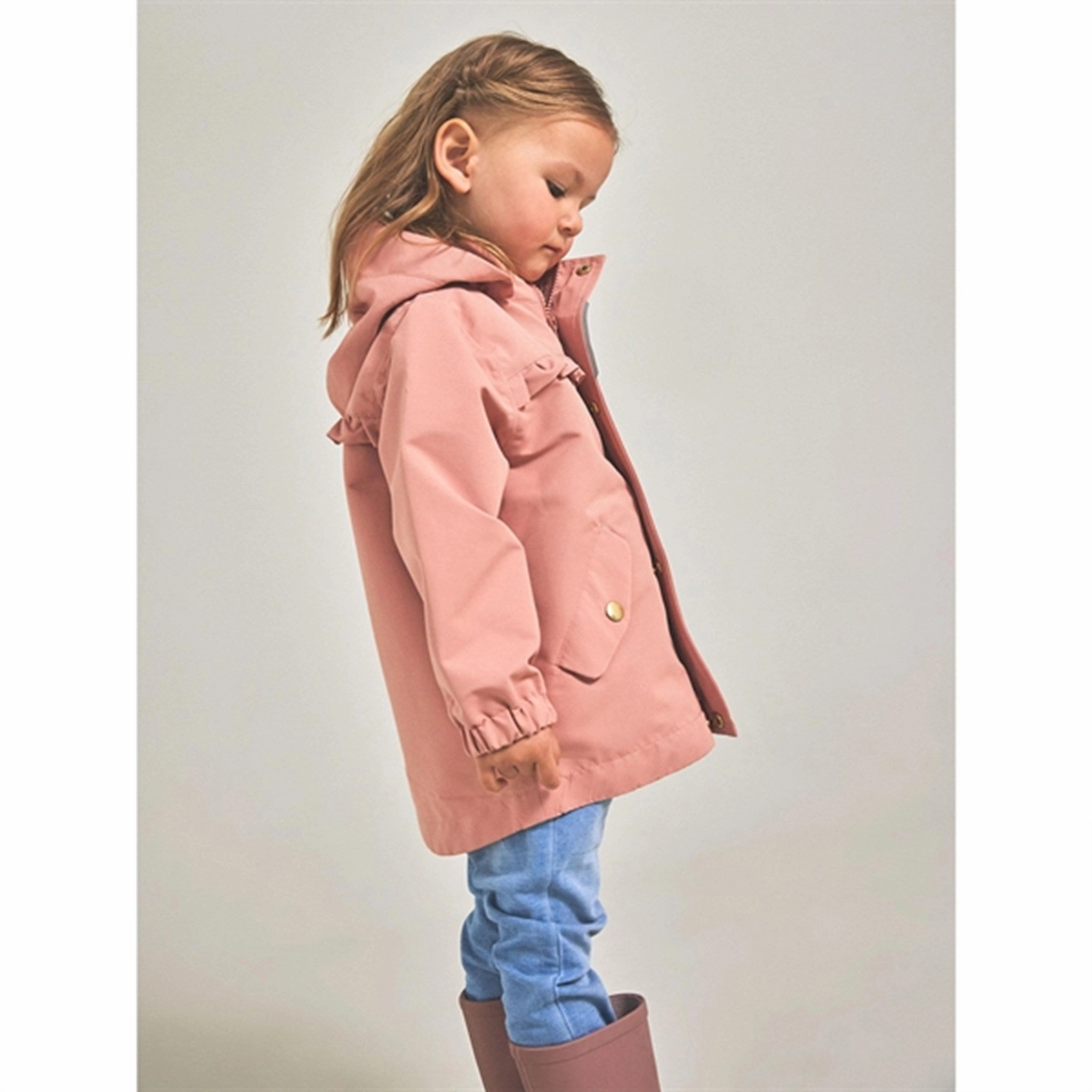 Name it Old Rose Malex Jacket Velcro Fasten