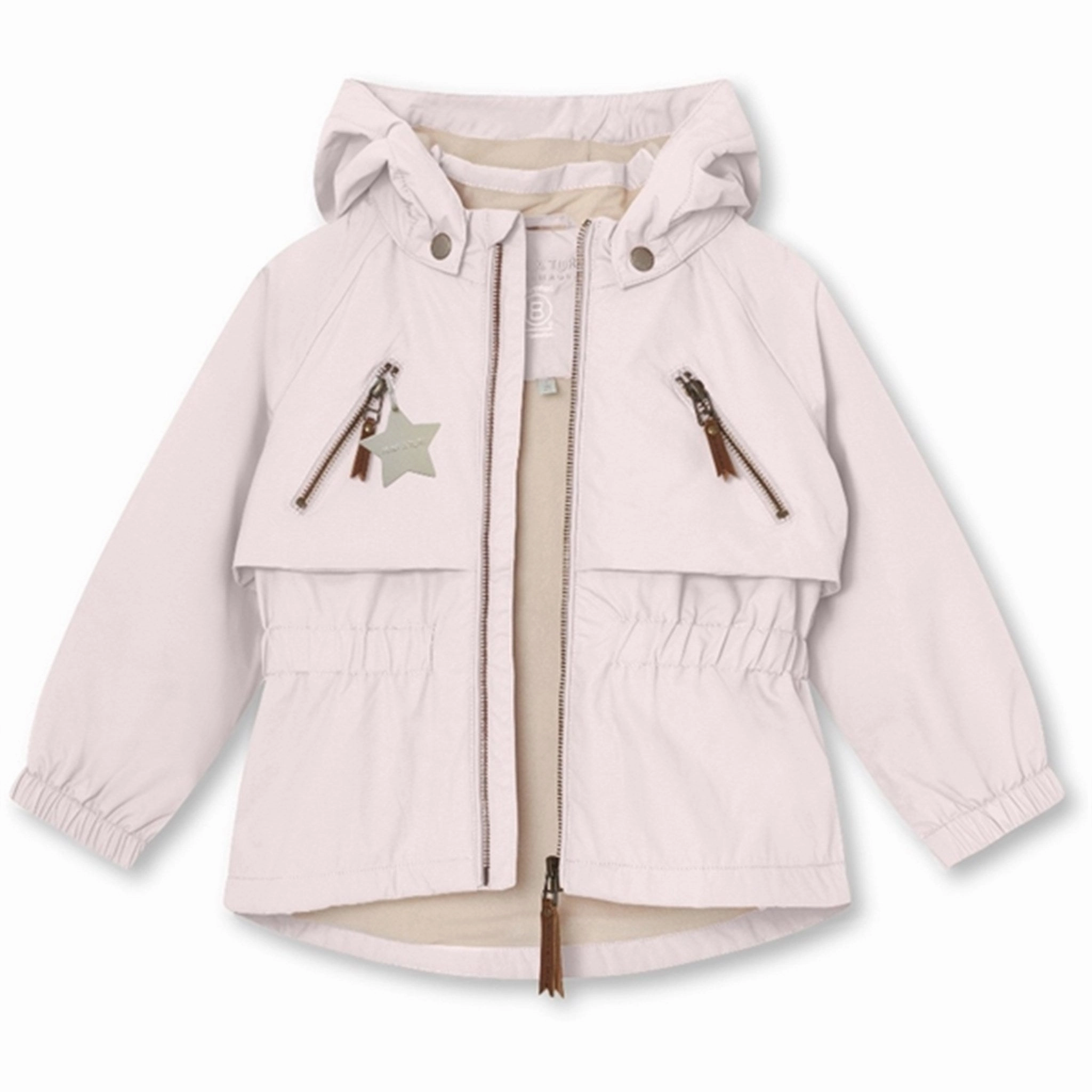 MINI A TURE ALGEA Spring Jacket Mauve Chalk heavy duty fabric
