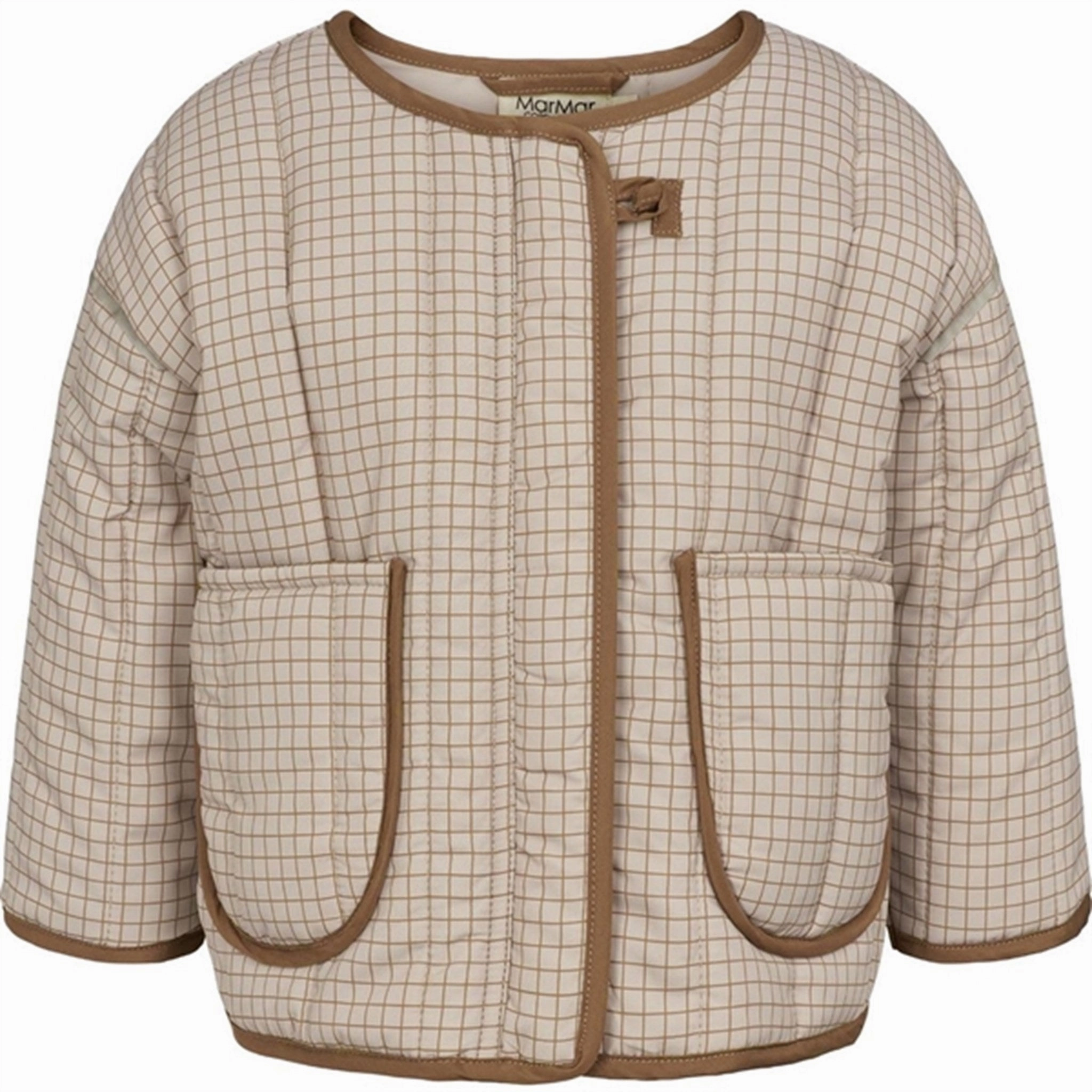 MarMar Hazel Check Ovalino Quilt Thermo Jacket Crisp Clean Fit