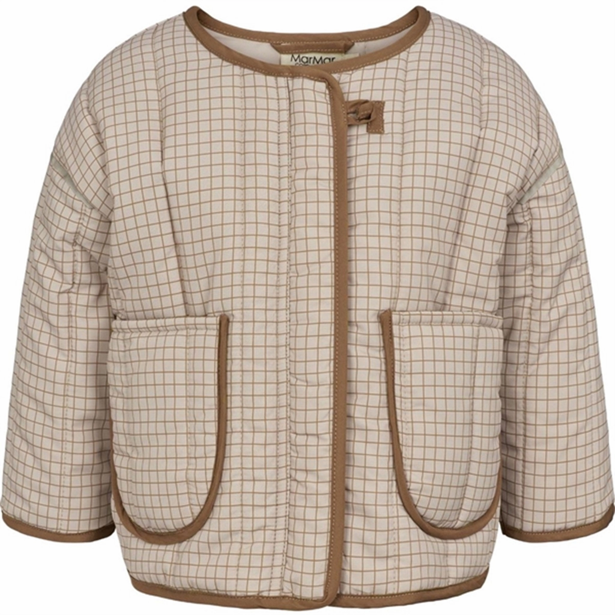 MarMar Hazel Check Ovalino Quilt Thermo Jacket WrinkleFreeFinish Chill Weather