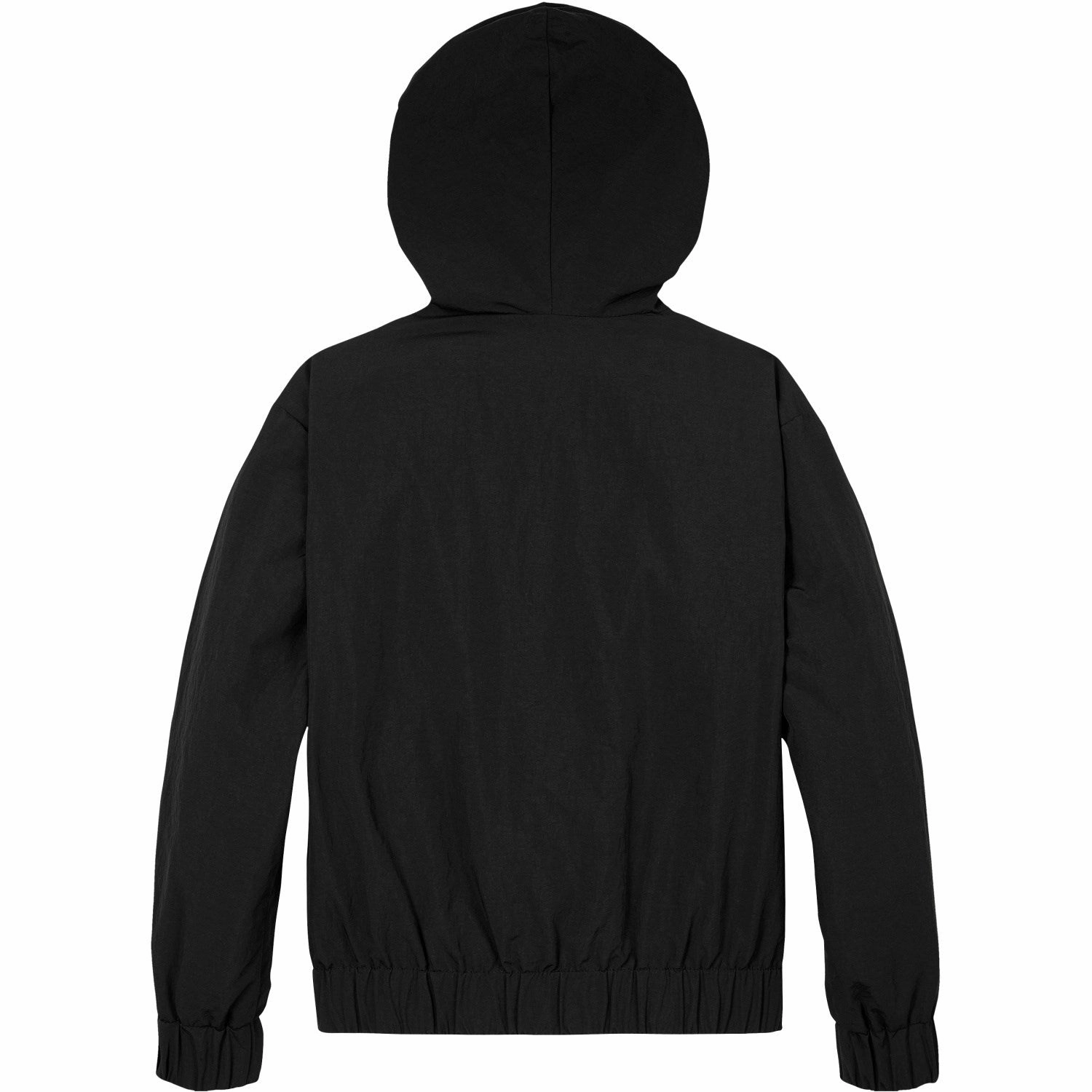 Calvin Klein Ck Black Essential Monologo Windbreaker Jacket Rainy Day Option Heat Retention Layer