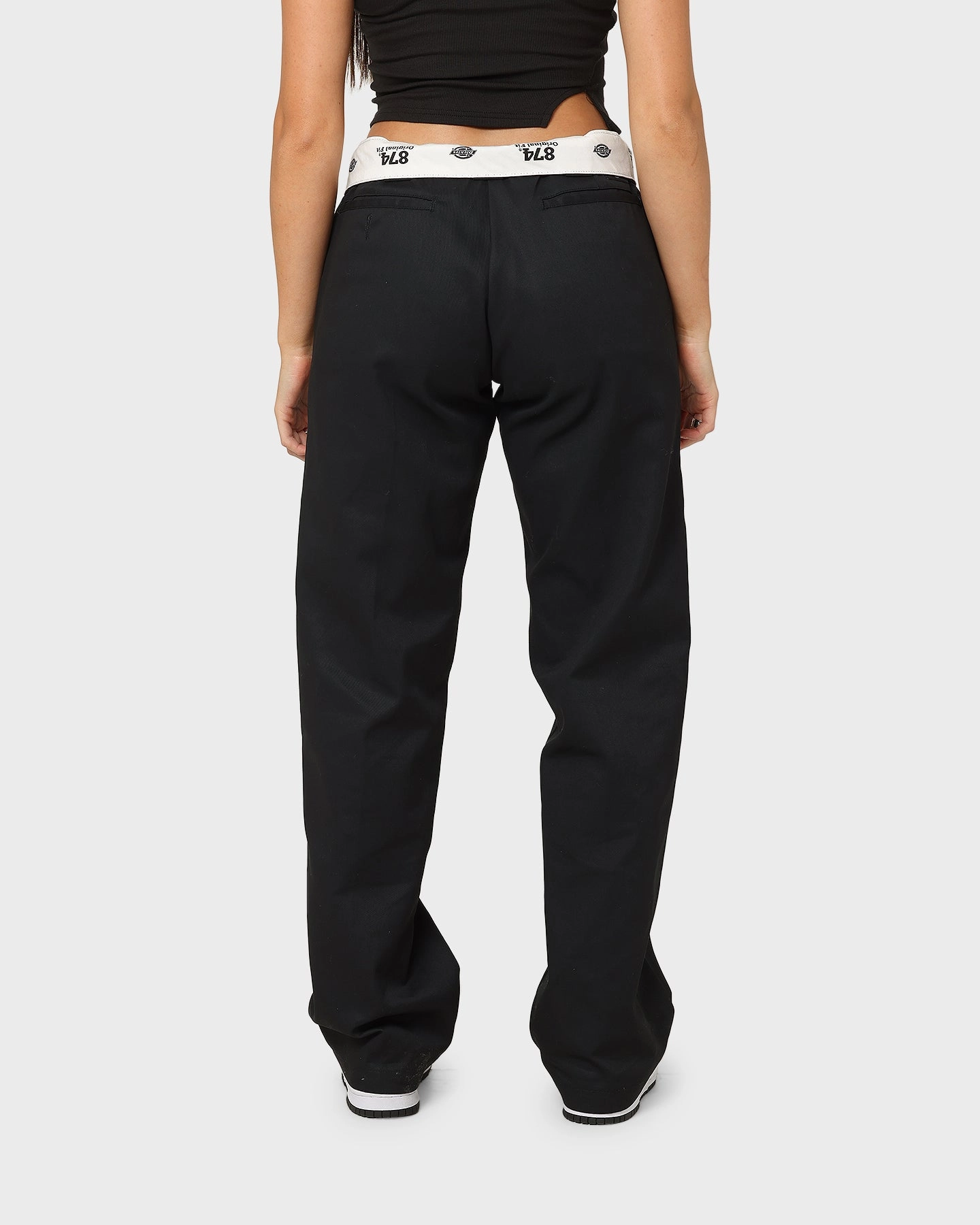 Dickies Original 874 Work Pants Black Stretch Layer Fit