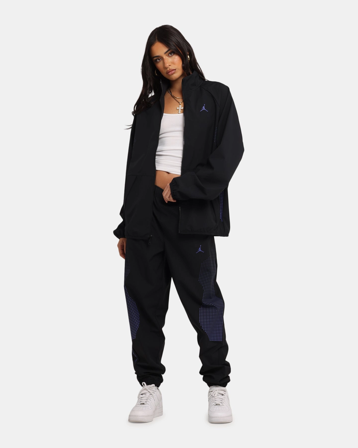 Cozy Essentials Lightweight insulation Jordan Sport Jam Warm-Up Pants Black/Purple