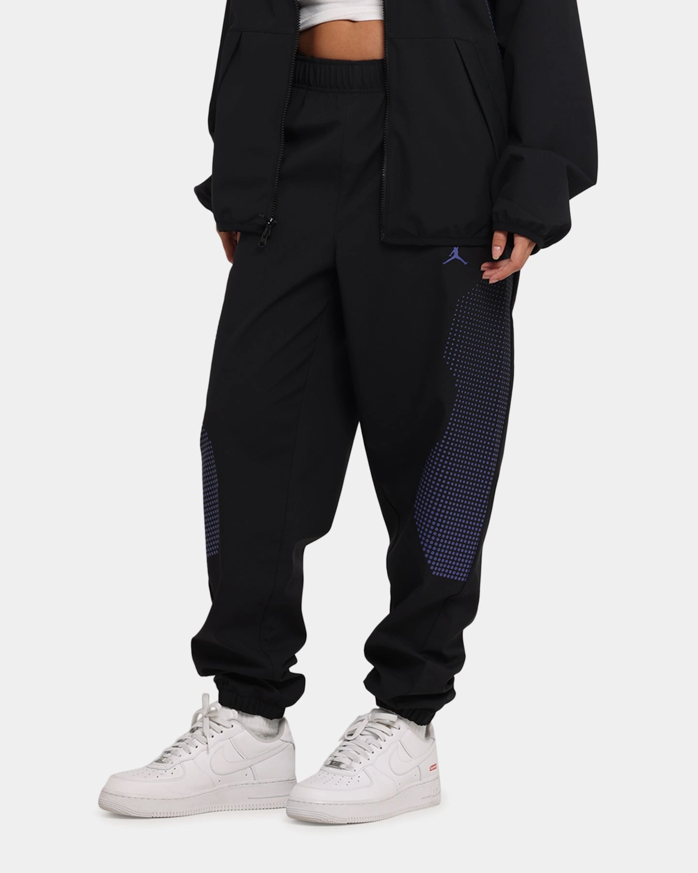 DurableConstruction Jordan Sport Jam Warm-Up Pants Black/Purple