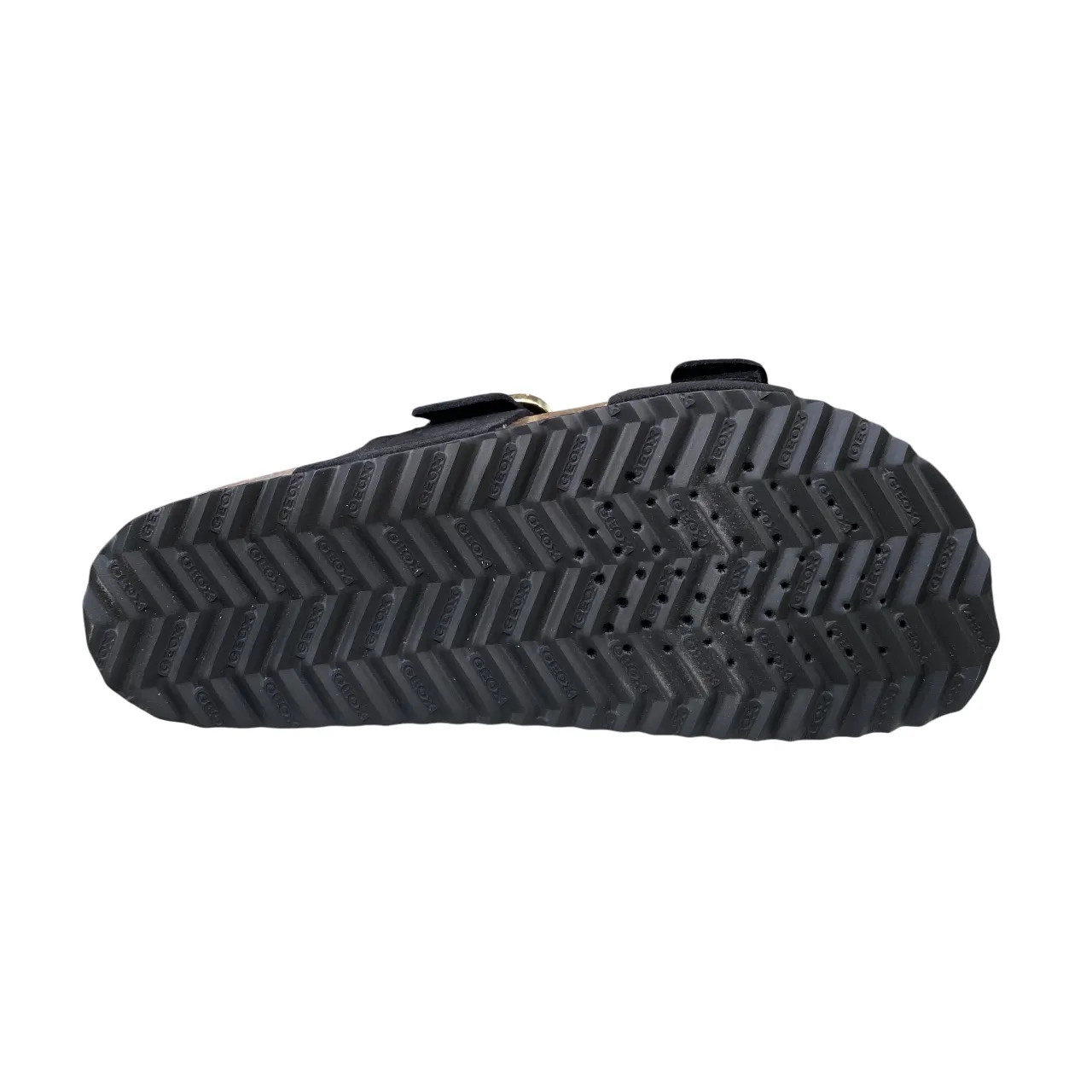 Sun Play Comfortable And Lightweight Geox sandalo da donna con zeppa D551DA 00022 C 9999 nero