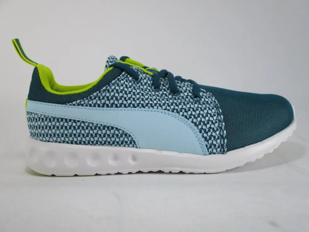 Puma scarpa da corsa da donna Carson Runner Knit 188151 01 verde Breathable Insock