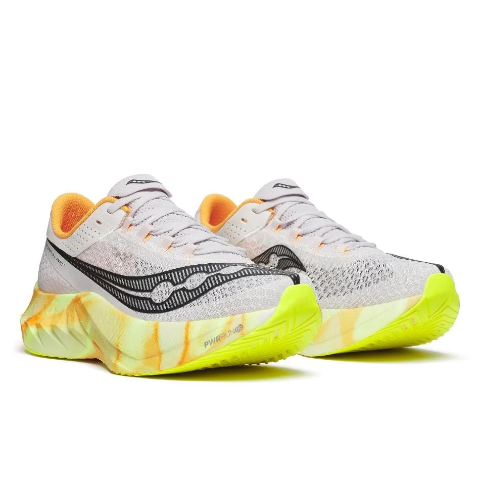 Saucony Men's Endorphin Pro 4 Running Shoes in Fog/Peel SS25 ArchSupport High-performance ease