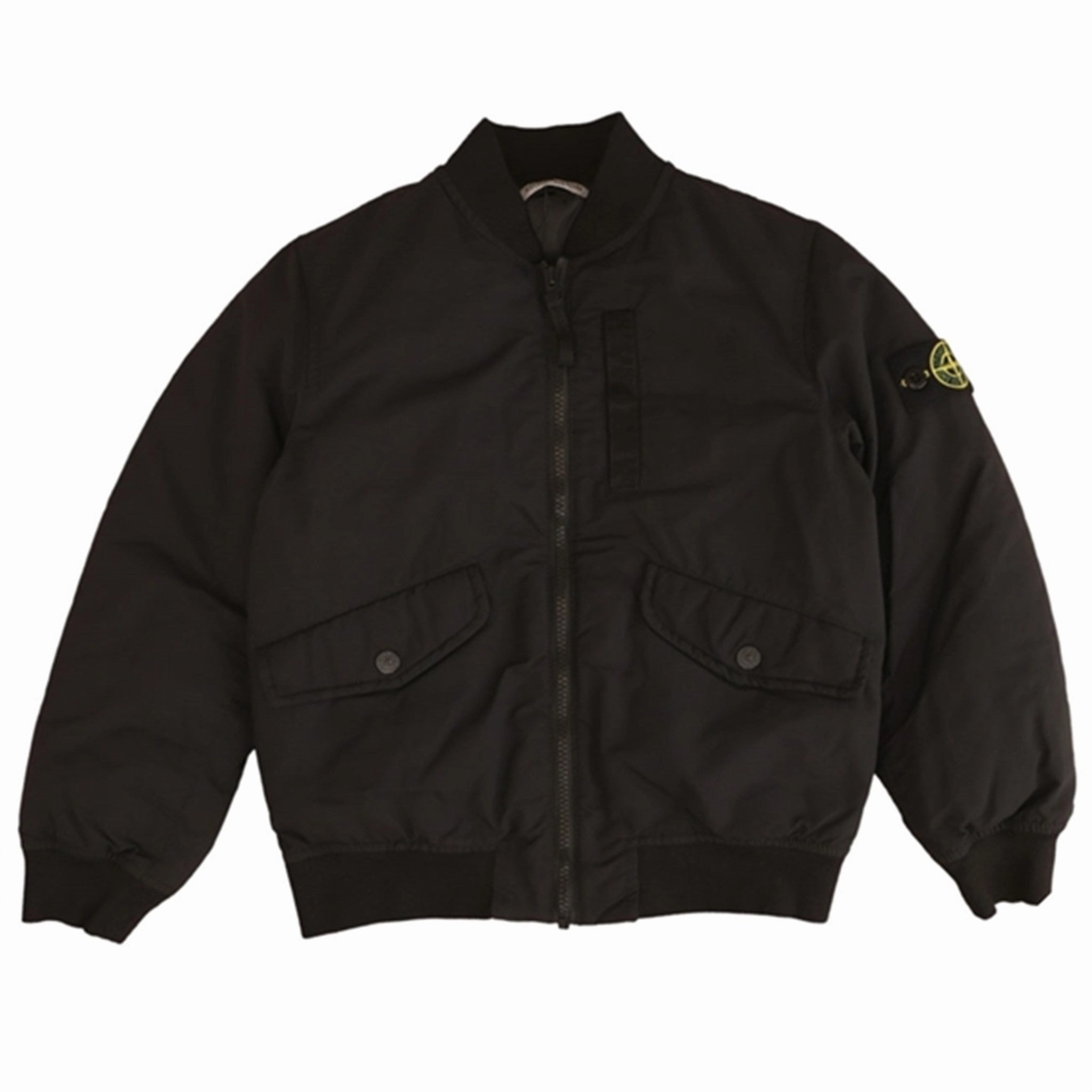Stone Island Real Down Jacket Black Good Material Non Restrictive Fit