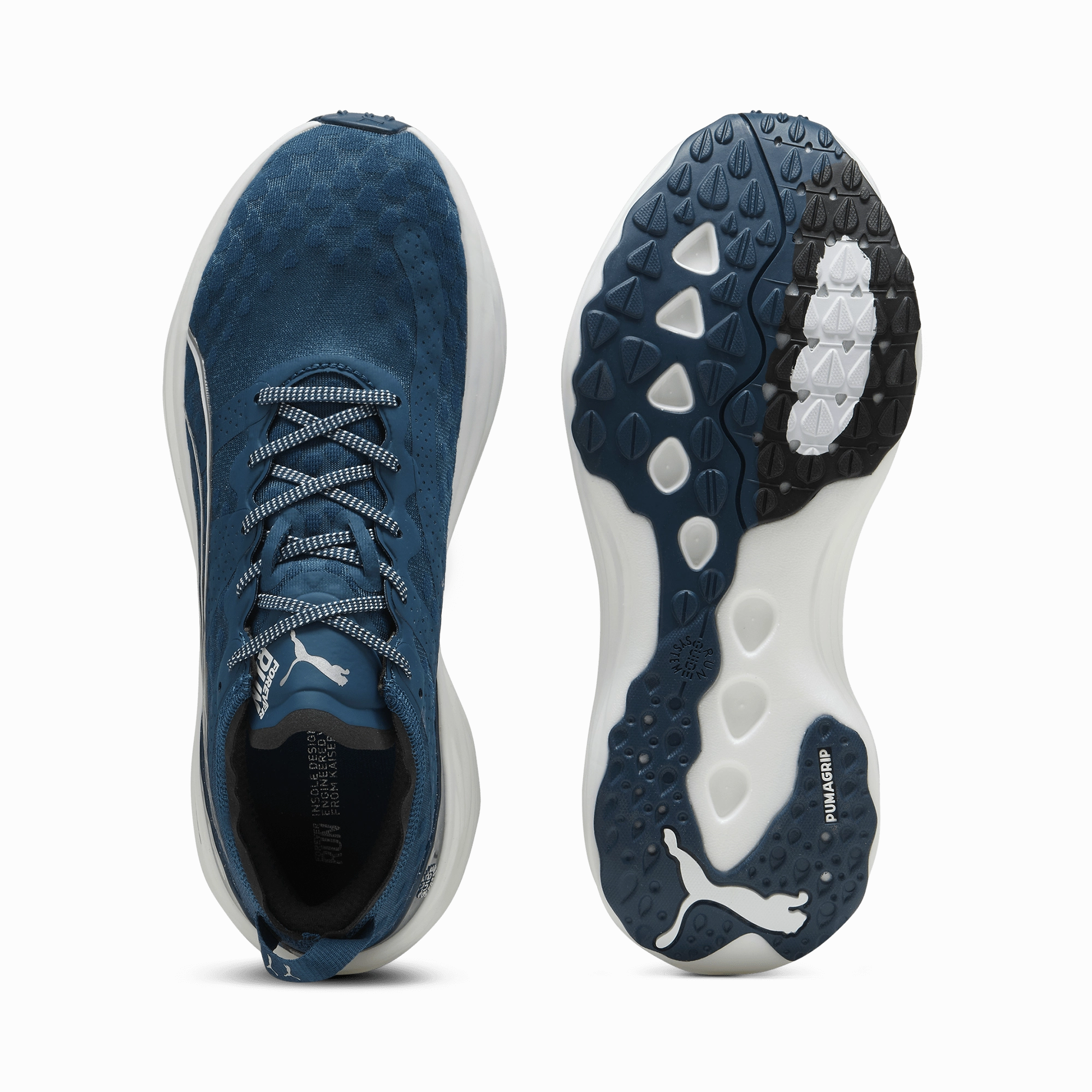 Propelium Sweat - wicking Puma Men's ForeverRun Nitro Running Shoes in Ocean Tropic-Puma White SS24