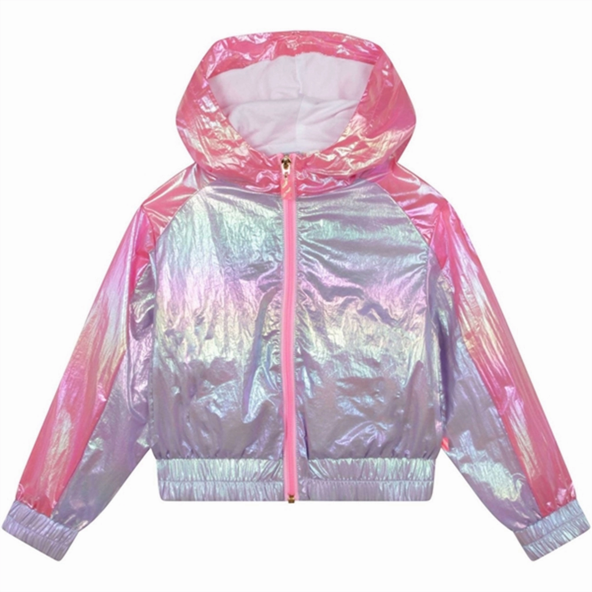 Billieblush Hooded Windbreaker Pale Blue Ergonomic Seams