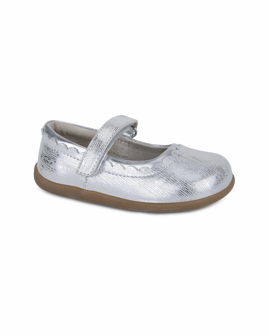 See Kai Run Jane II Leather Mary Jane Padded look