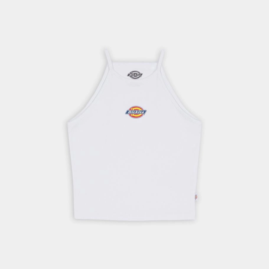 Dickies canotta da donna Chiin Lake DK0A4XNPDKWHX bianco Soft Brushed Interior Enhanced Airflow