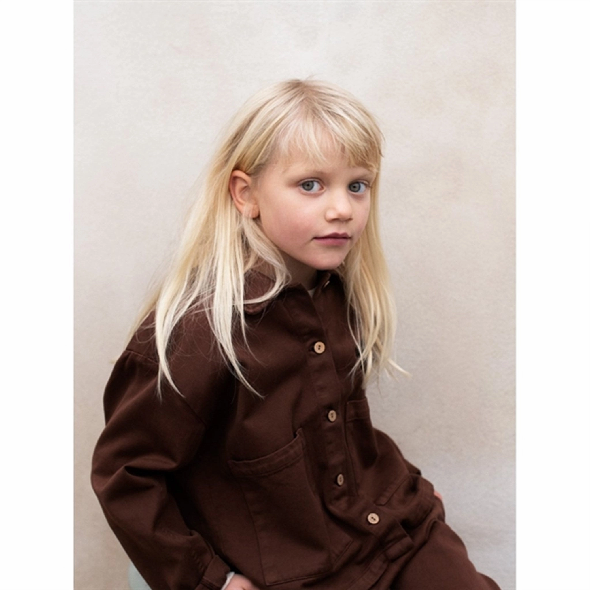 Pastel Shade Serendipity Chocolate Casual Shirt Jacket