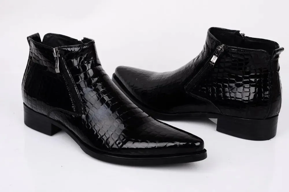Serpentine Men's Ankle Boots