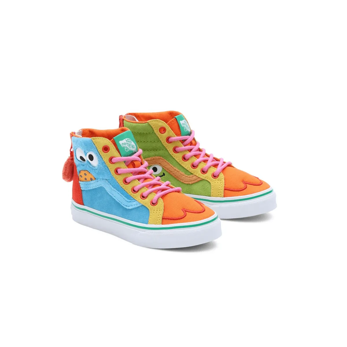 Easy Care Footwear   Sesame Street Kid's SK8-Hi Zip 'Multi'