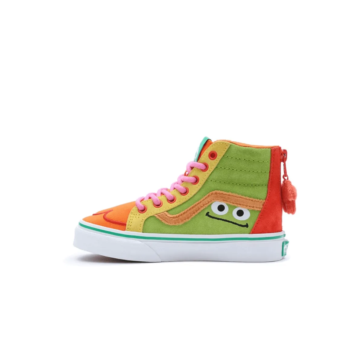   Sesame Street Kid's SK8-Hi Zip 'Multi' Chic Cushion Slip-On Comfort
