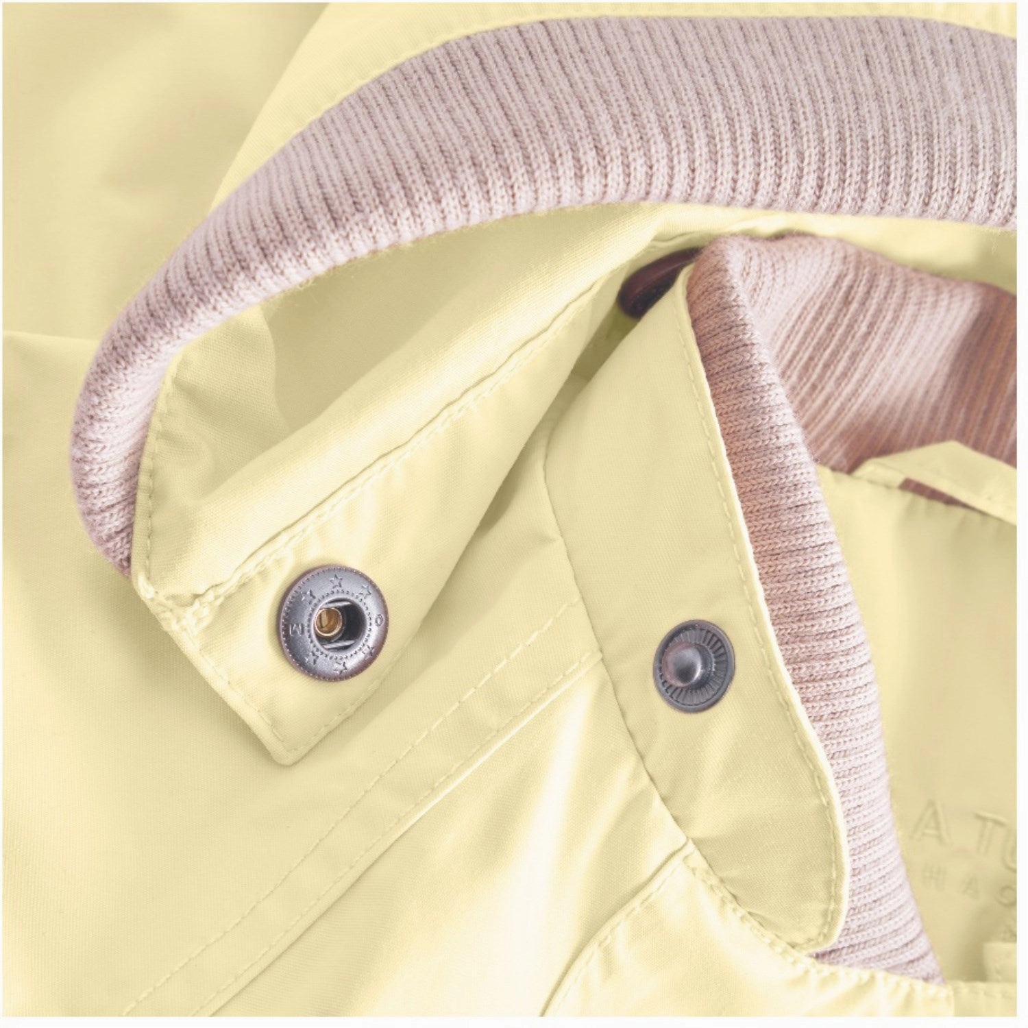 Detachable Lining Weatherproof Technology Mini A ture Double Cream Wai Spring Jacket. GRS