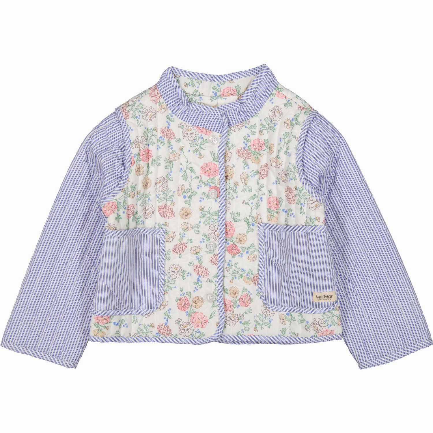 Sleek Layer Look MarMar Poplin Summer Bloom Jolene Jacket