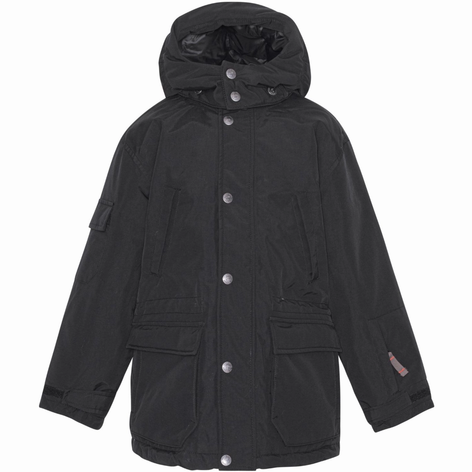Ver De Terre 99 Black Arctic Jacket Zippered Closures OdorResistantFabric