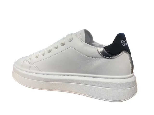 matte leather shoes field shoes Sun68 Sneakers da donna Grace Z42222 01 bianco