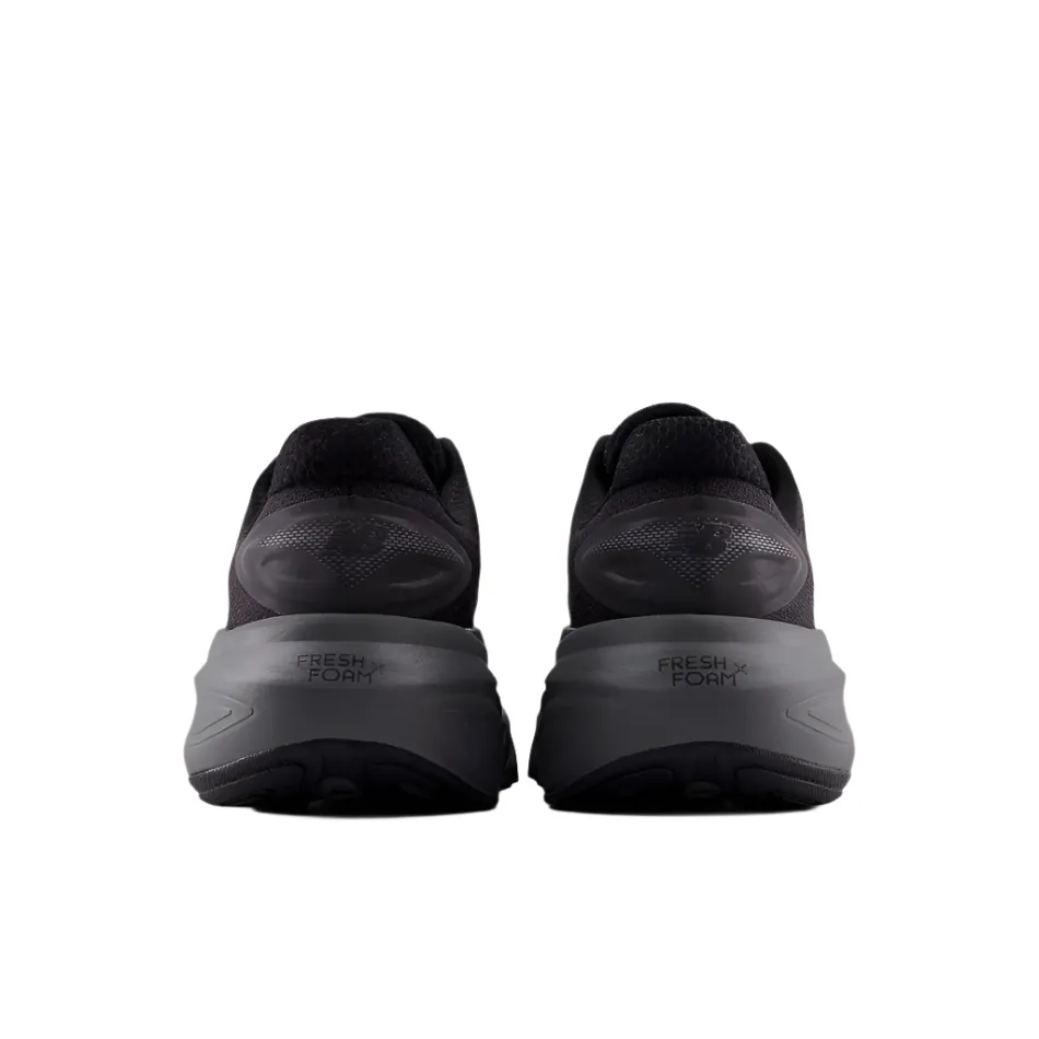 New Balance Men's Fresh Foam X More v6 Running Shoes in Black/Castlerock/Black Metallic AW25 weekend shoes