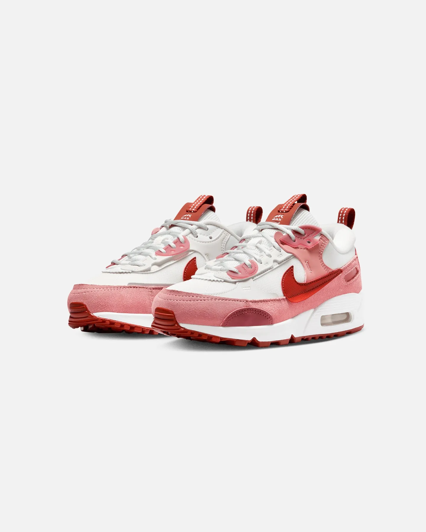 Nike Women's Air Max 90 Futura Red Stardust/Rust summer running shoe climate Energy - returning