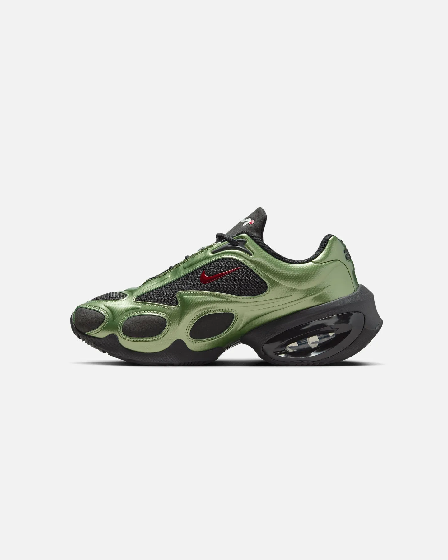 durable running option Senior Friendly Nike Women's Air Max Muse Black/Green/Red