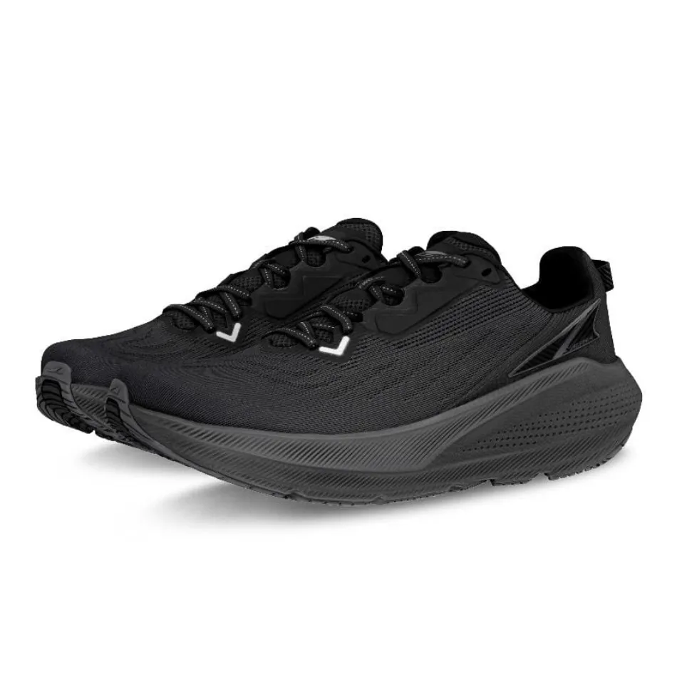 short - distance shoes Ultra Responsive Cushion Altra Men's FWD Via Running Shoes in Black/Black SS25