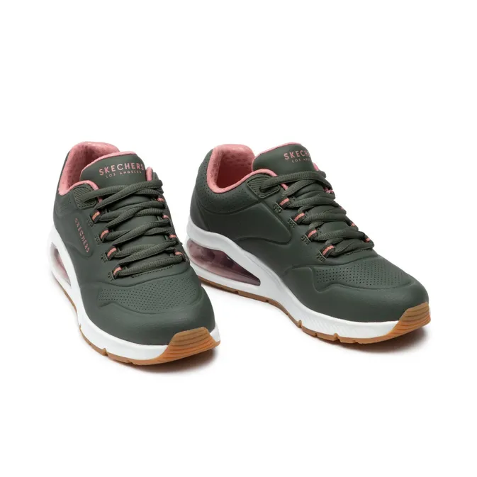 easy - on design Skechers sneakers da donna Uno 2-2nd Best 155542/OLV verde oliva