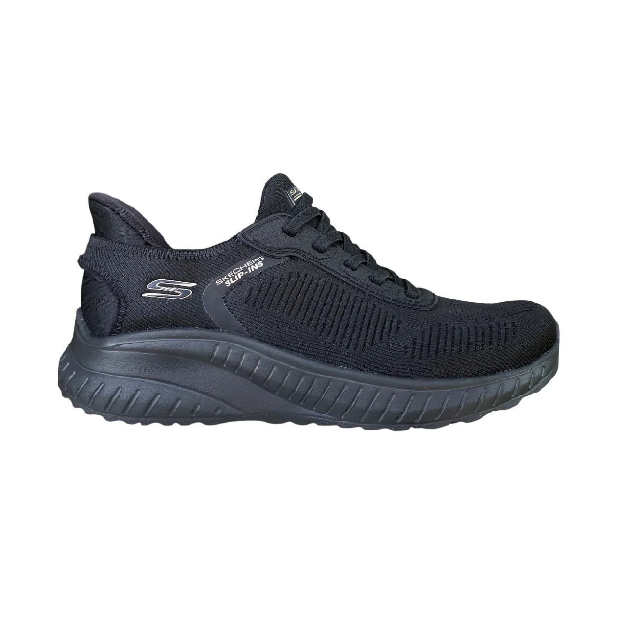 Pro - grade Trail Adventure Skechers scarpa sneakers da donna Slip-ins BOBS Sport Squad Chaos 117497/BBK nero