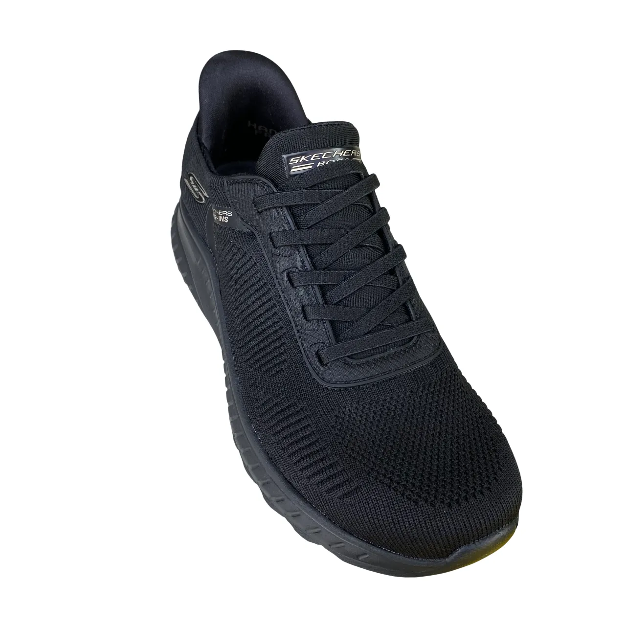 moisture - wicking - performance shoes running in a pier area shoes Skechers scarpa sneakers da donna Slip-ins BOBS Sport Squad Chaos 117497/BBK nero