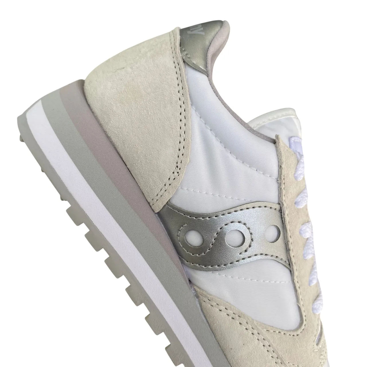 Male - runner Saucony Jazz Triple S60530-16 | Sneakers Donna Rialzo Bianco-Argento