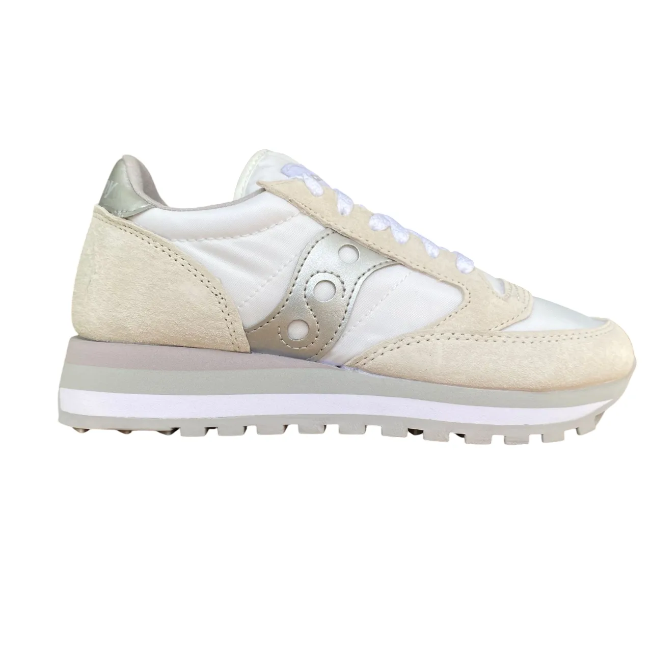 climate - specific shoes Saucony Jazz Triple S60530-16 | Sneakers Donna Rialzo Bianco-Argento