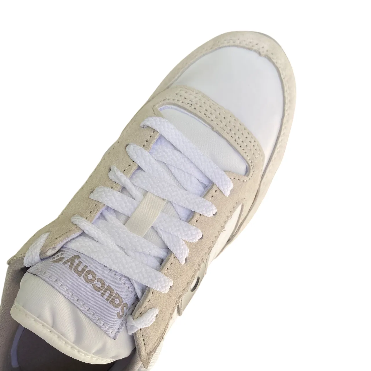 Saucony Jazz Triple S60530-16 | Sneakers Donna Rialzo Bianco-Argento improved circulation Comfort Midsole