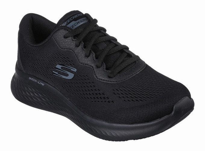 zipper - closure running shoes Ventilation Port Design Skechers scarpa da ginnastica da donna Skech-Lite Pro Perfect Time 149991/BBK nero