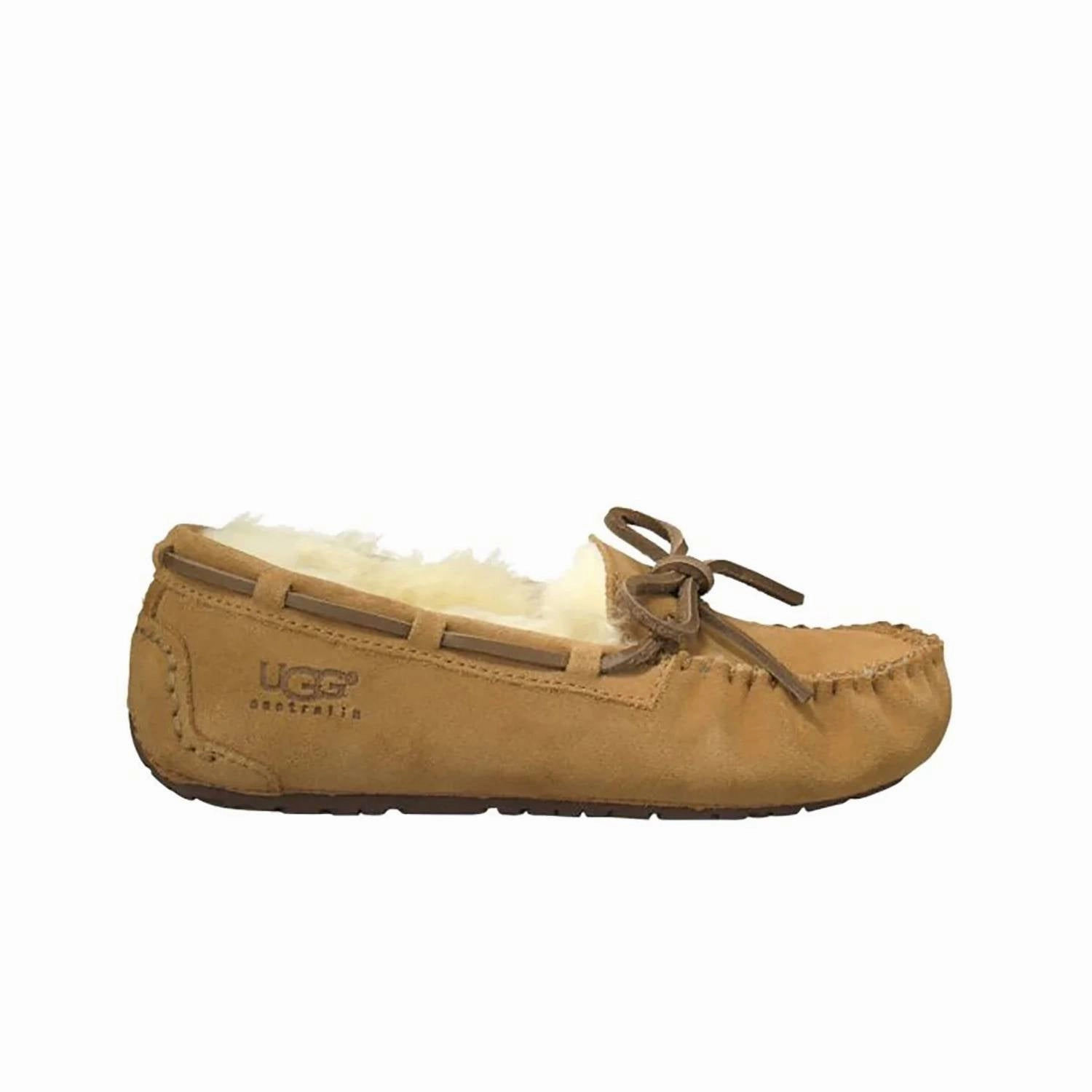 Classic Comfort Kids Dakota Slippers In Chestnut