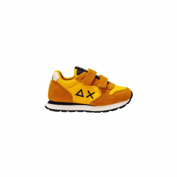 Flexible Upper Material waterproof Sun68 scarpa sneakers con strappo da bambino Tom Solid Z43301B 23 giallo