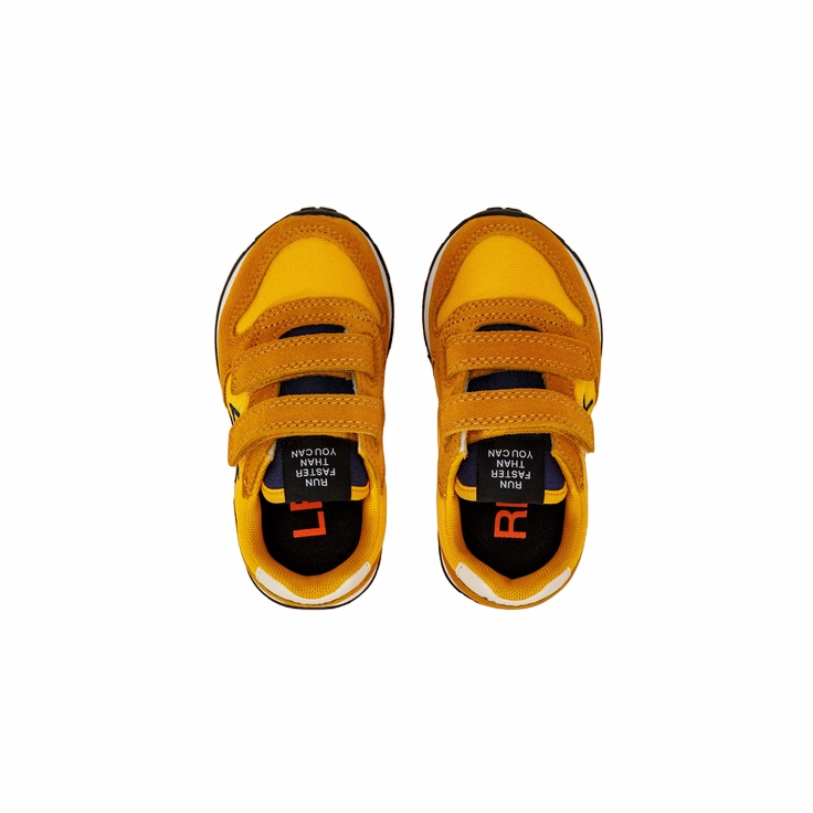 lightweight insole shoes Sun68 scarpa sneakers con strappo da bambino Tom Solid Z43301B 23 giallo