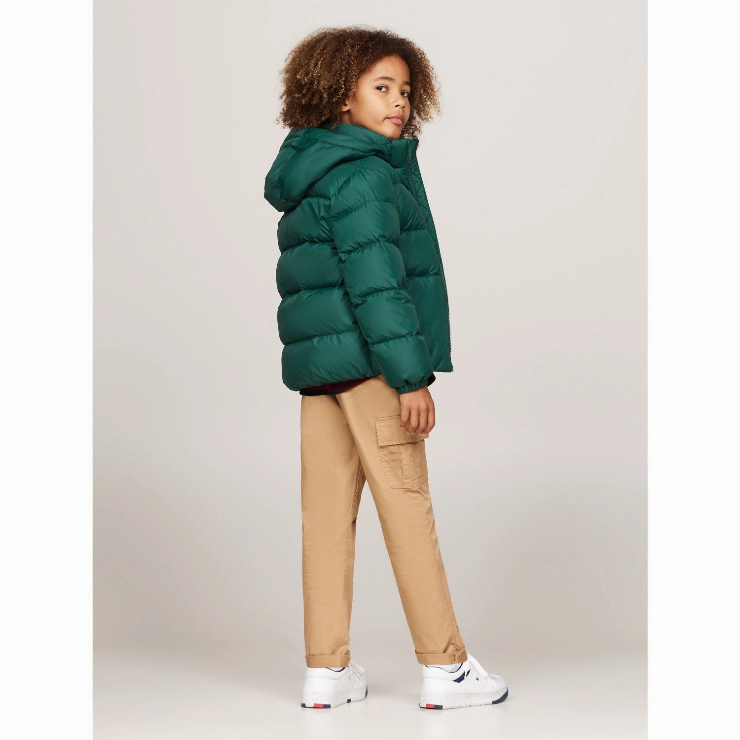 Mild Weather Tommy Hilfiger Ornamental Green Essential Down Jacket