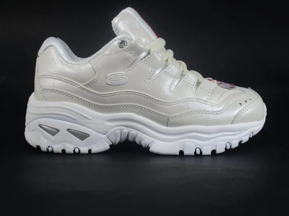 Skechers scarpa walking da donna Energy Glacier Views 13411/WHT white lower - back support Reinforced Eyelet Design