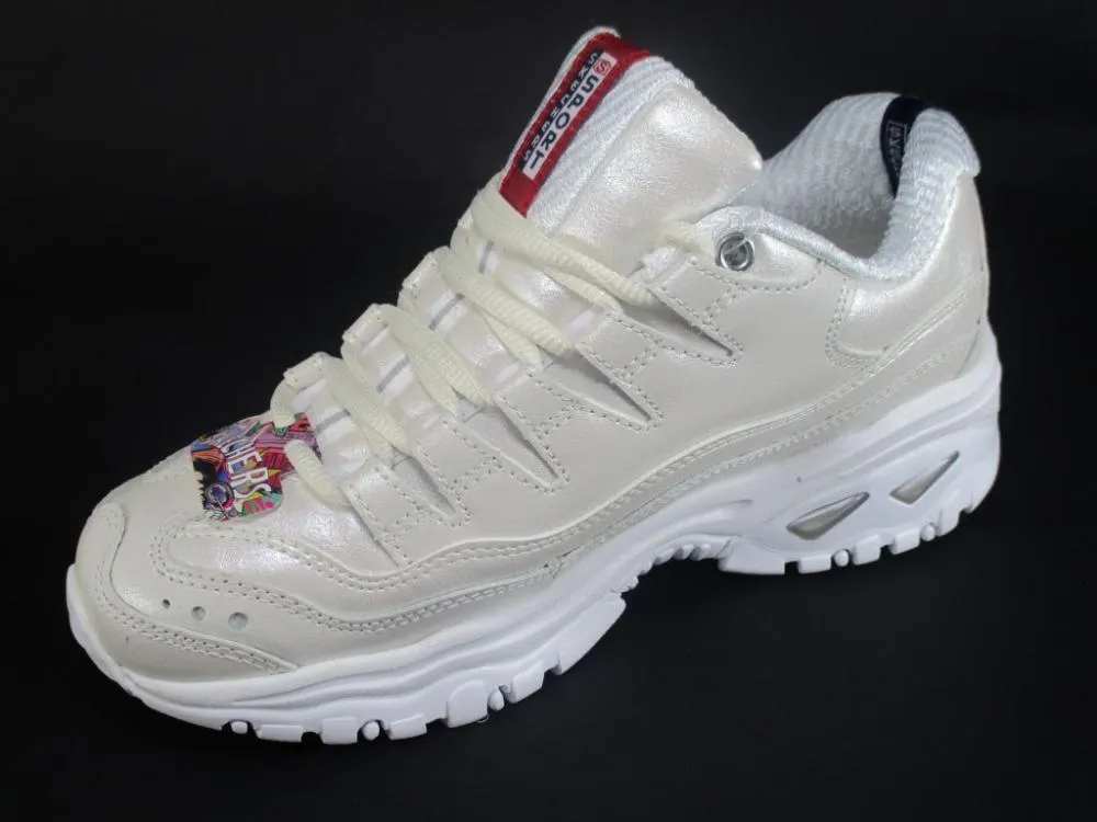 Skechers scarpa walking da donna Energy Glacier Views 13411/WHT white Adventure easy - to - clean shoes