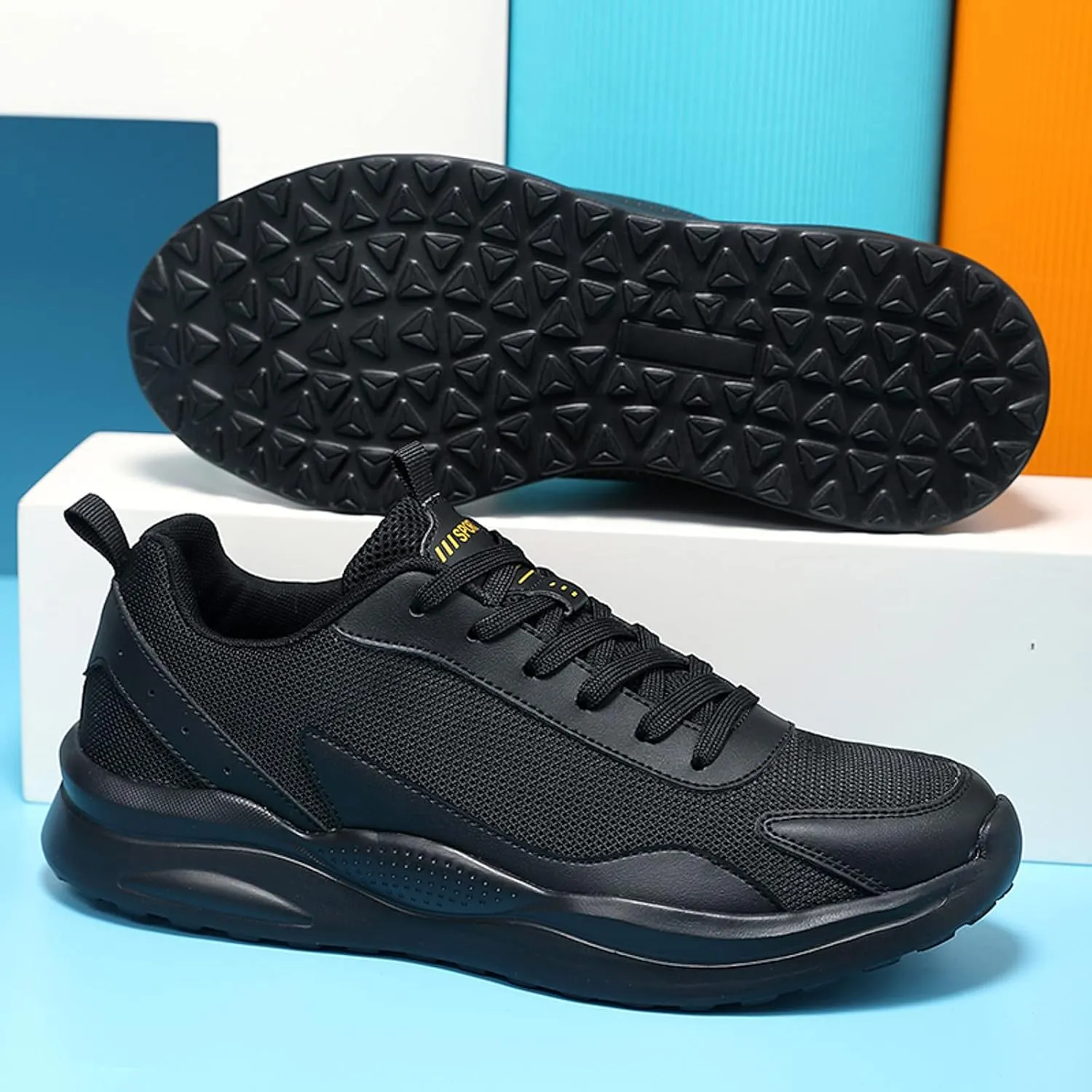 Shoes for Men Mens Walking Sneakers Slip on Lightweight Breathable Fashion Sneakers Slip on for Men Men's Comfortable Light Weight Shoes Athletic Campus