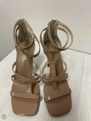 Shoes Heels Stiletto By Jessica Simpson In Tan, Size: 6.5