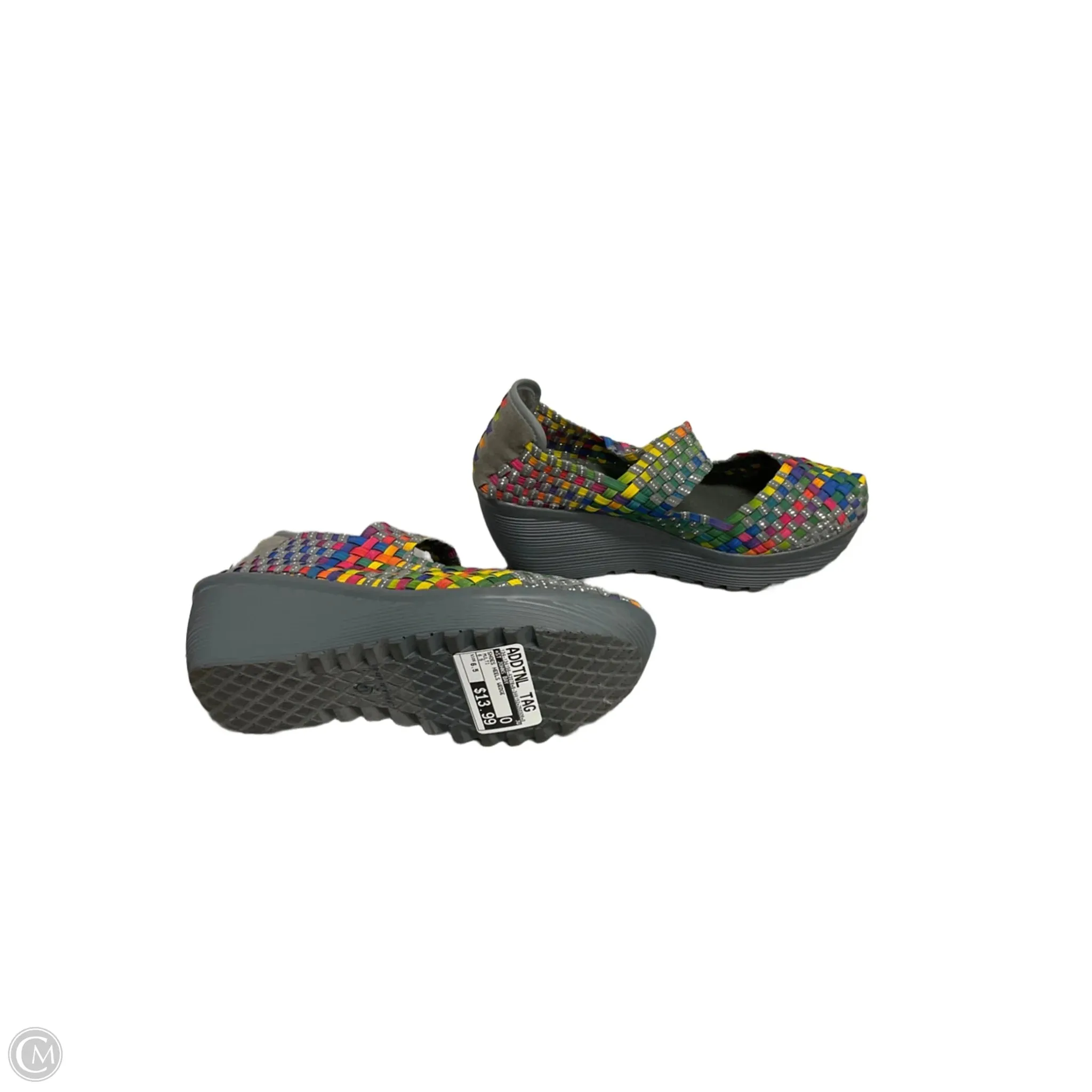 Shoes Heels Wedge By St Johns Bay In Multi-colored, Size: 6.5